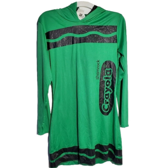 𝅺CRAYON Bodycon Hooded Halloween Costume Dress - Picture 1 of 11